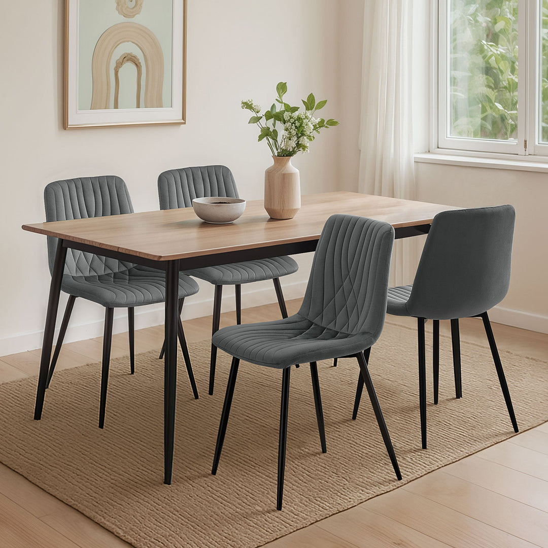 Cardoso Velvet Dining Chair - Clipop Furniture