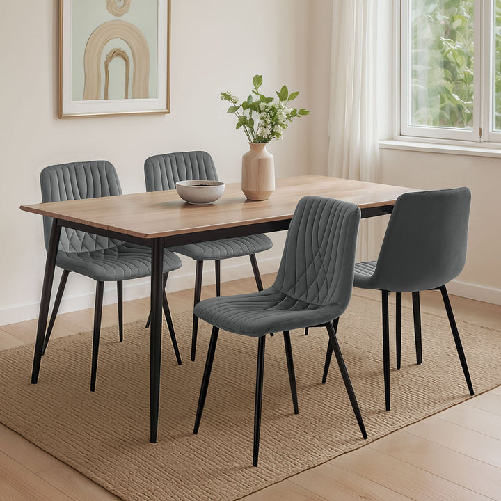 Cardoso Velvet Dining Chair - Clipop Furniture