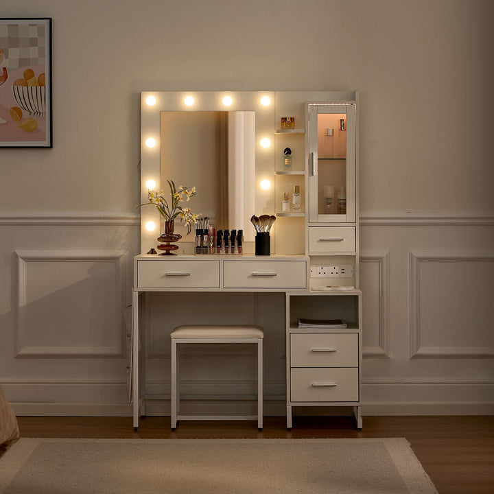 Cerina Dressing Table Set - Clipop Furniture