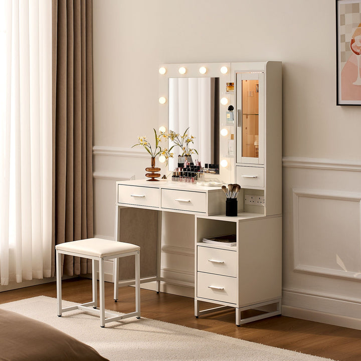 Cerina Dressing Table Set - Clipop Furniture