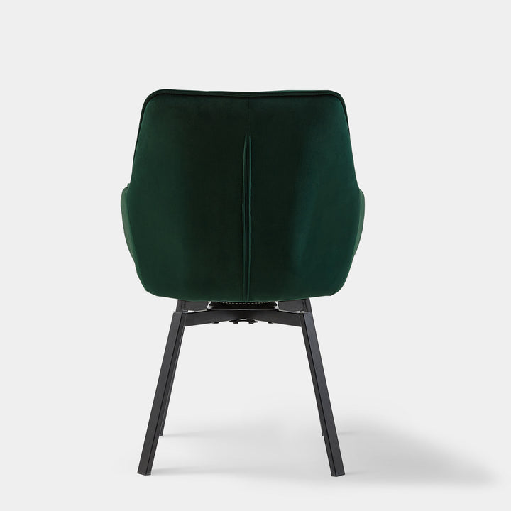 Danyl Velvet Swivel Dining Chair