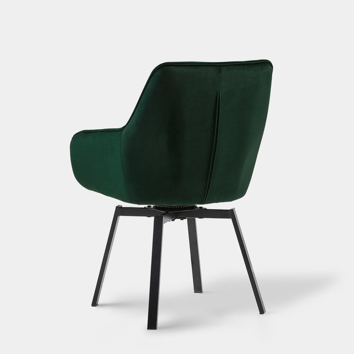 Danyl Velvet Swivel Dining Chair