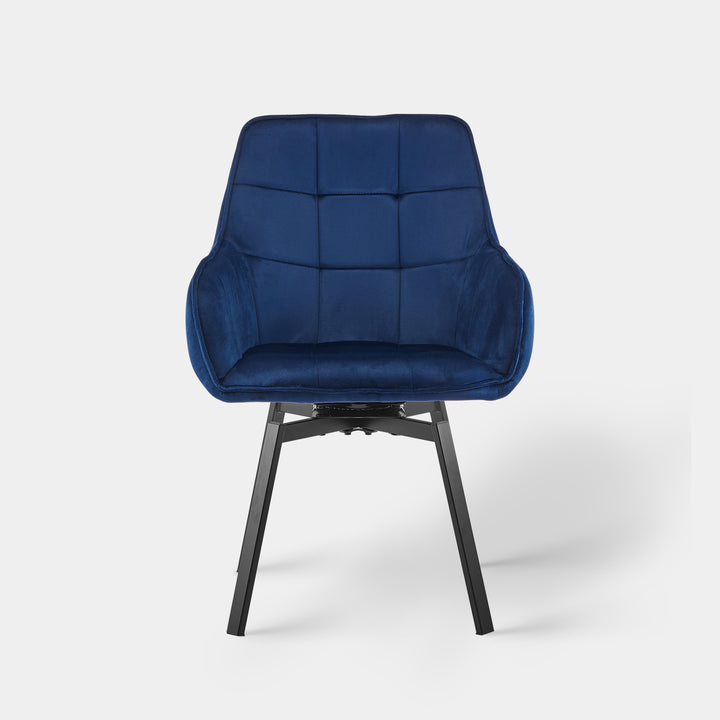 Danyl Velvet Swivel Dining Chair