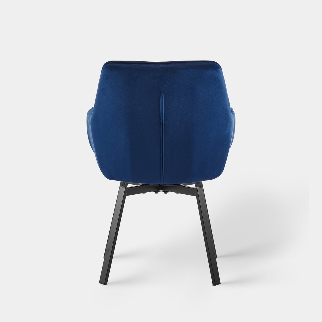 Danyl Velvet Swivel Dining Chair