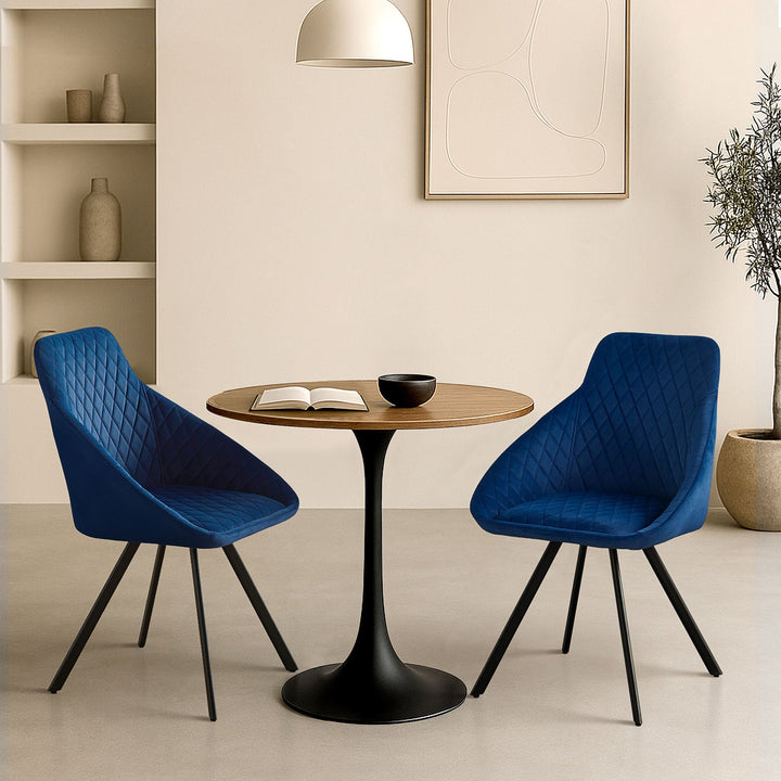 Deluna Velvet Dining Chair - Clipop Furniture