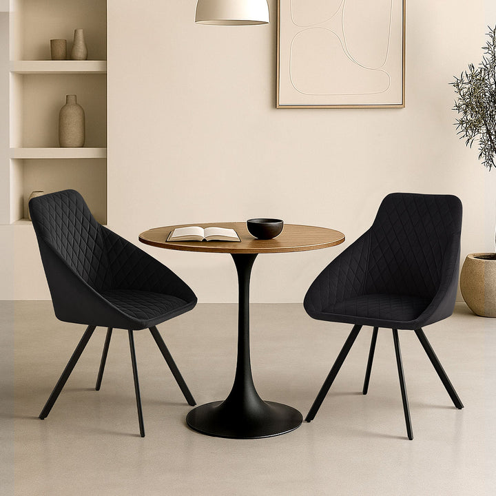 Deluna Velvet Dining Chair - Clipop Furniture