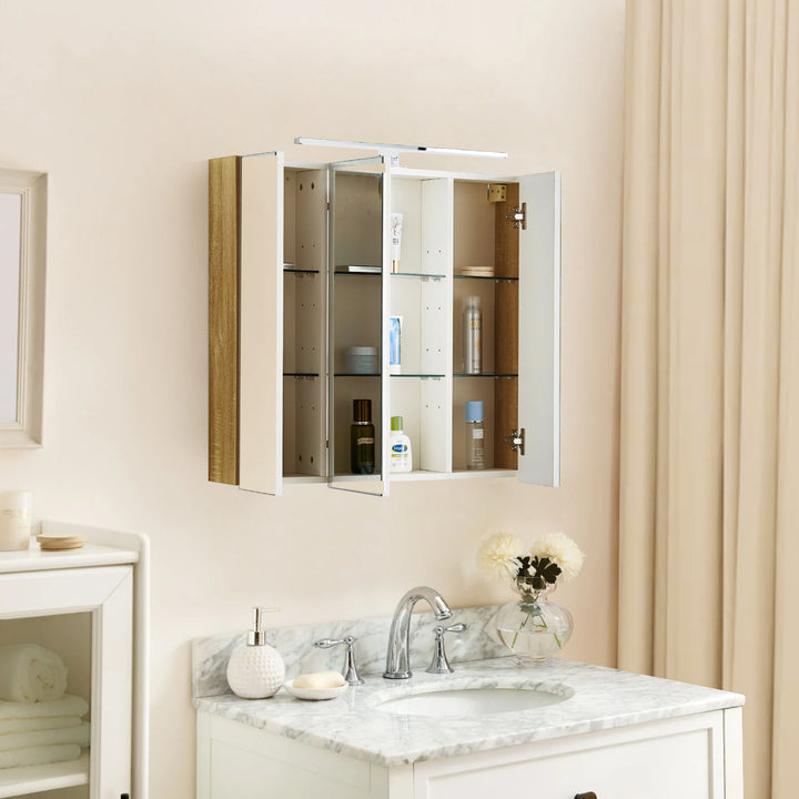 Eipper Bathroom Mirror Cabinet [with Headlight] [3 Doors]