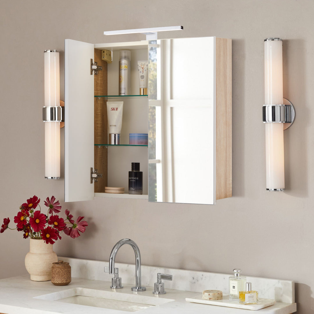 Eipper Bathroom Mirror Cabinet [with Headlight] [2 Doors]