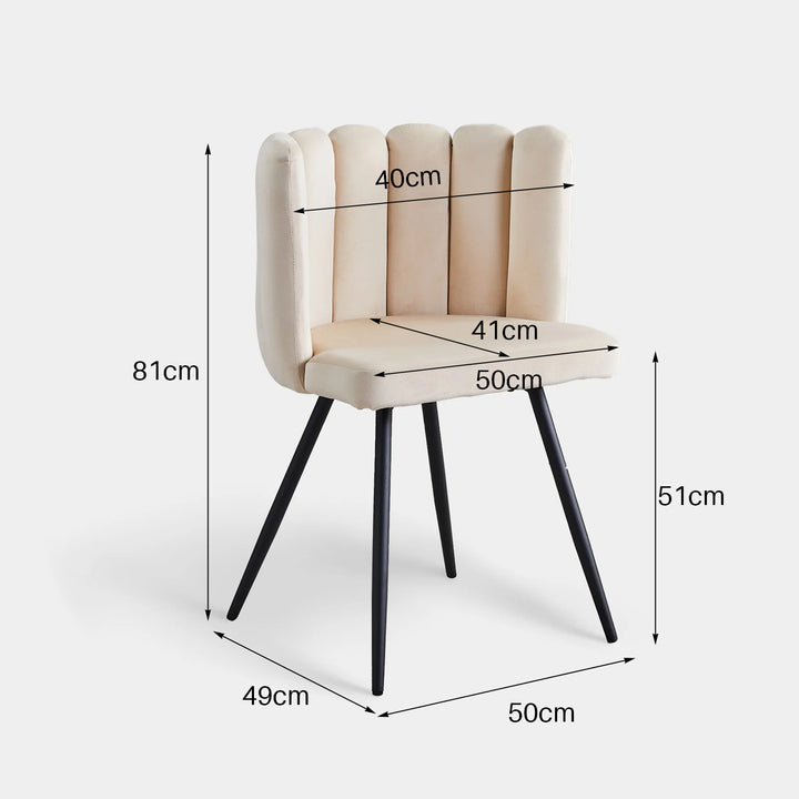 Markland Velvet Accent Dining Chairs