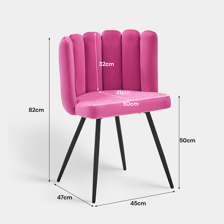 Markland Velvet Accent Dining Chairs