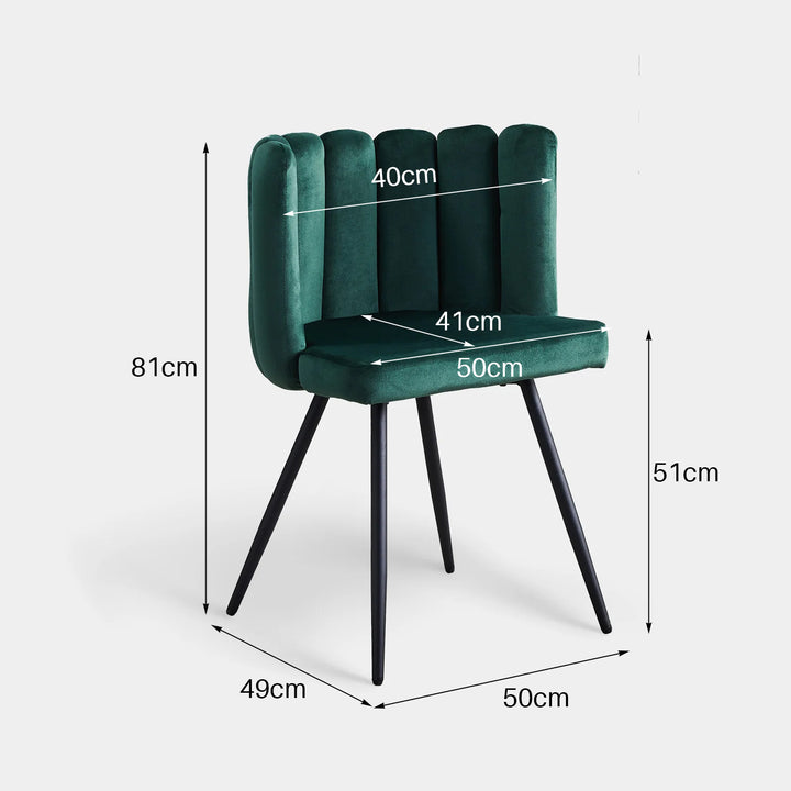 Markland Velvet Accent Dining Chairs