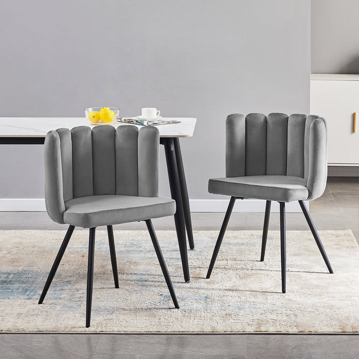 Markland Velvet Accent Dining Chairs