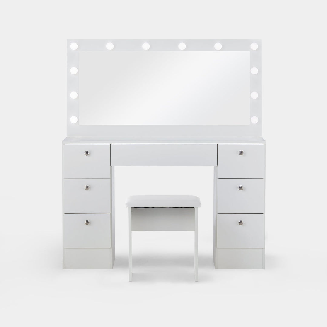 Modena Hollywood White Dressing Table - Clipop Furniture