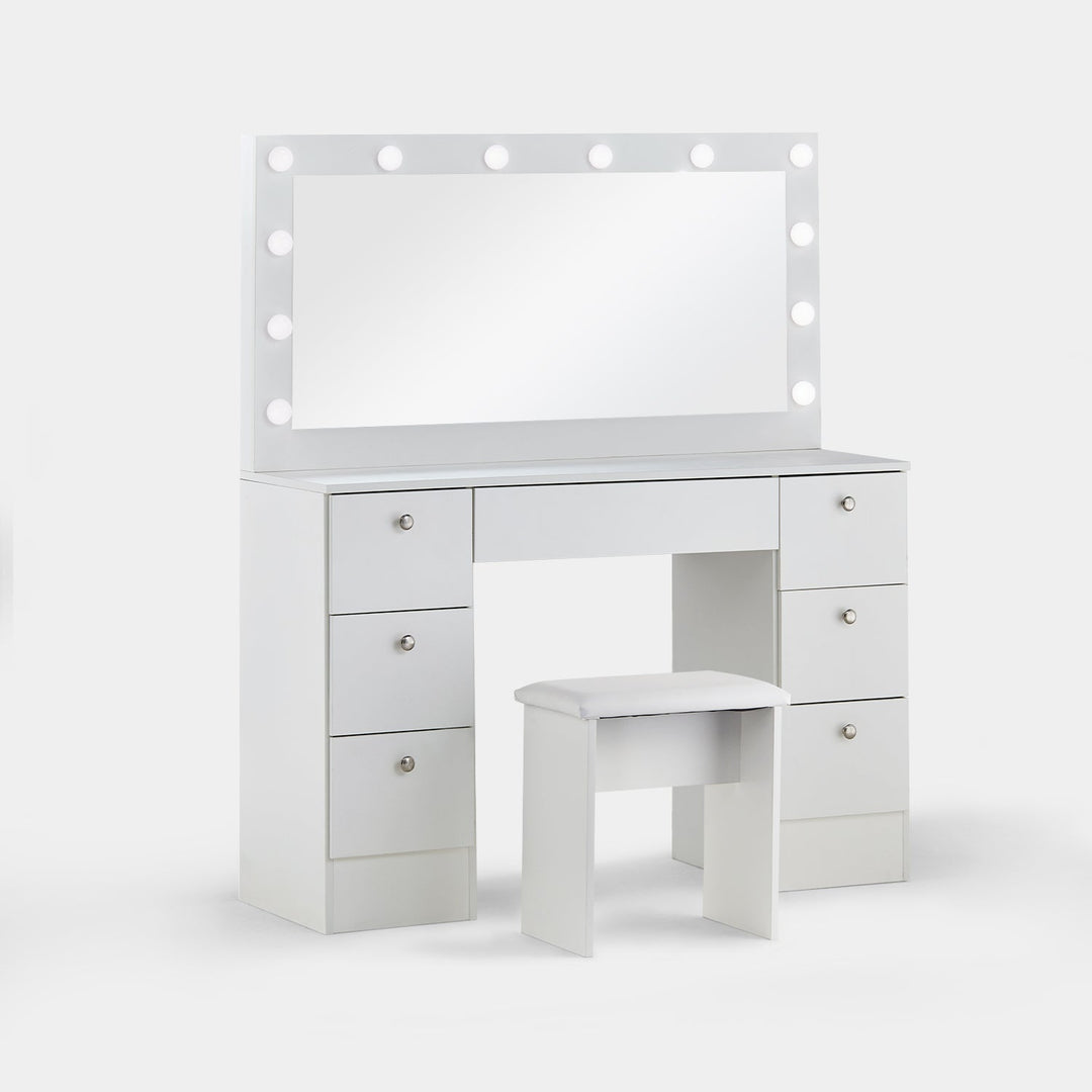 Modena Hollywood White Dressing Table - Clipop Furniture