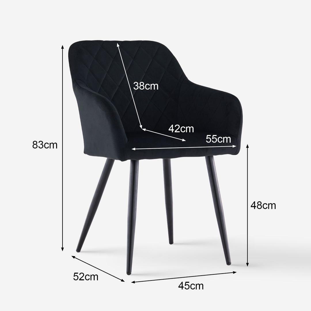 Moree Velvet Dining Chairs