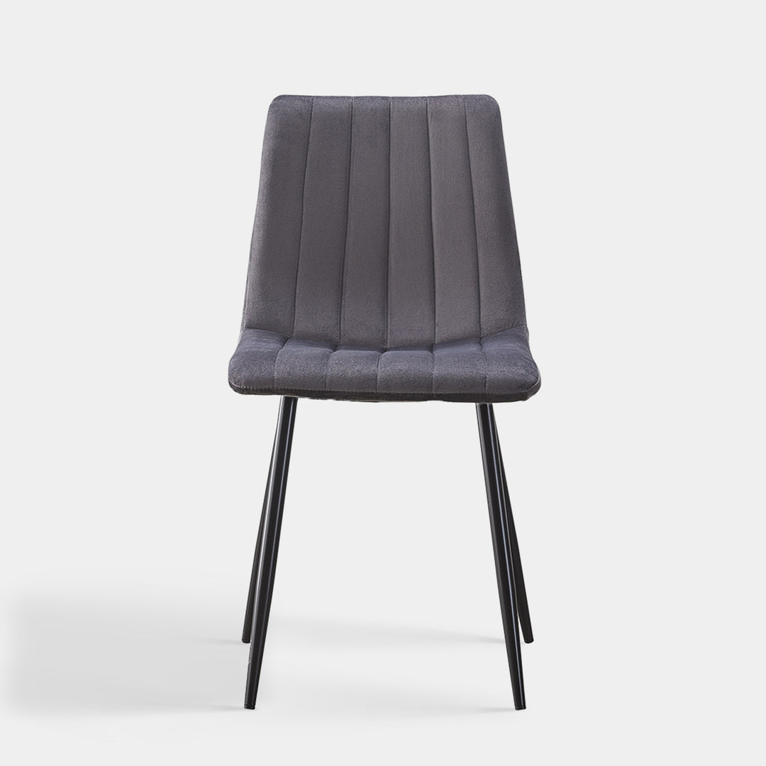 Set of 2 Modern Velvet Dining Chairs for Kitchen, Dining Room | CLIPOP