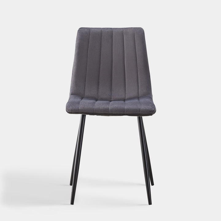 Set of 2 Modern Velvet Dining Chairs for Kitchen, Dining Room | CLIPOP