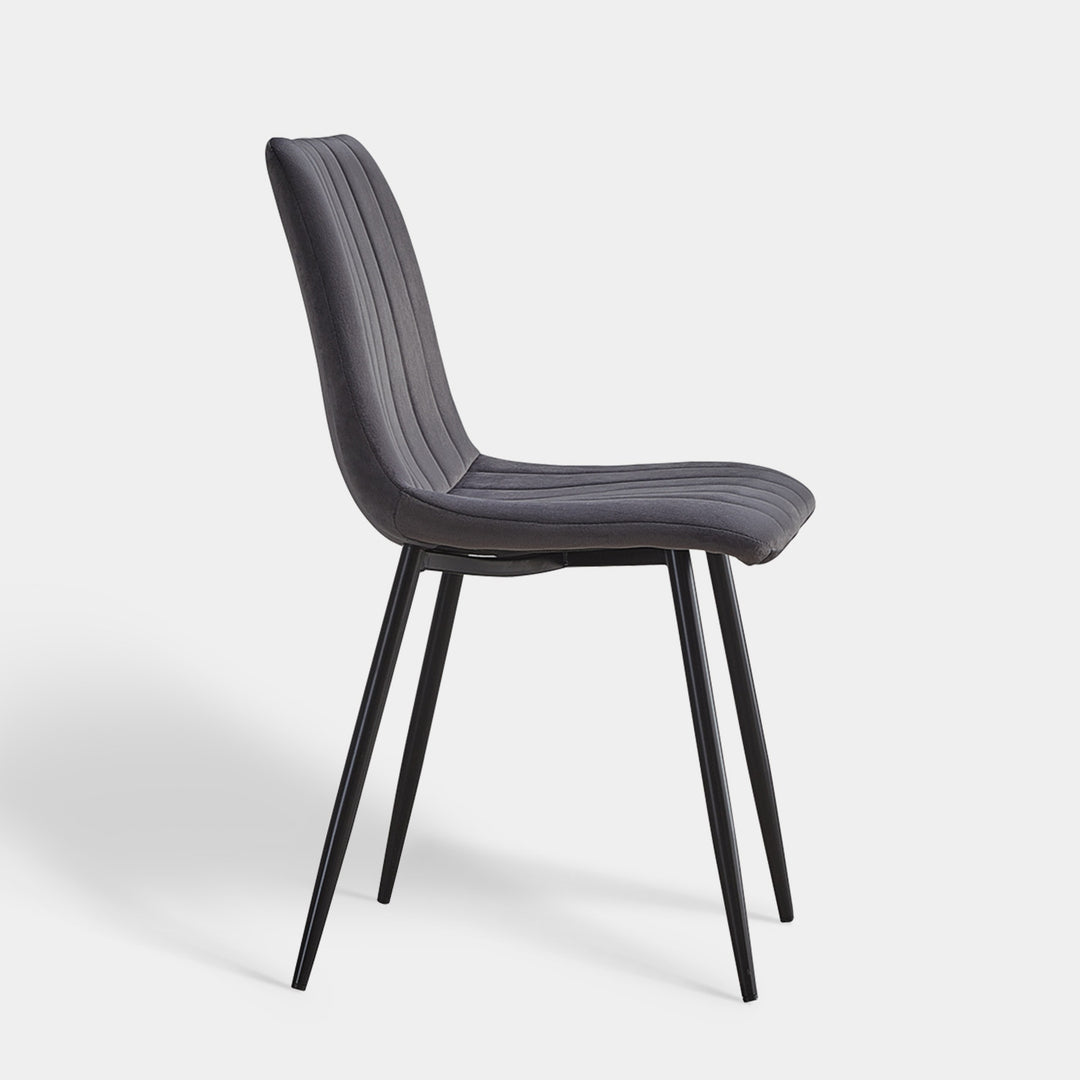 Set of 2 Modern Velvet Dining Chairs for Kitchen, Dining Room | CLIPOP