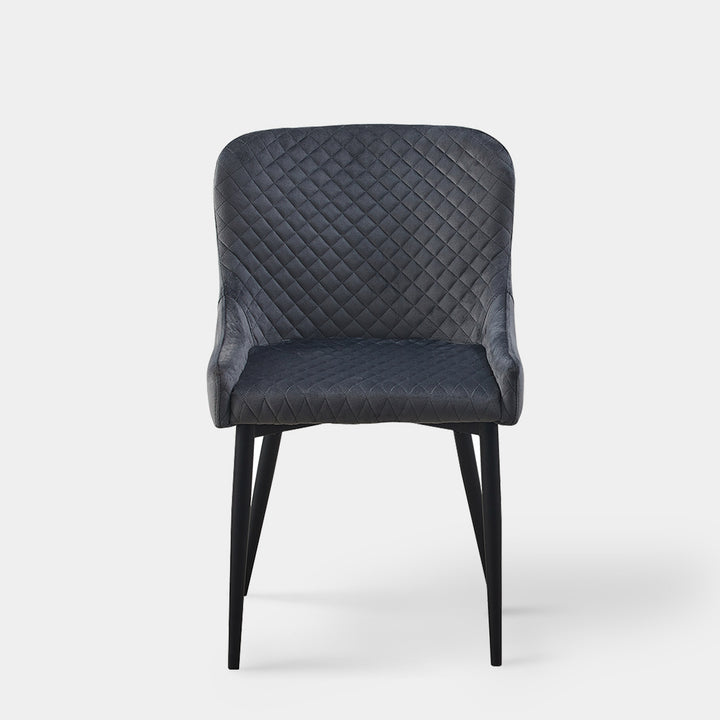 Dundas Retro Velvet Side Dining Chairs for Kitchen Lounge | CLIPOP