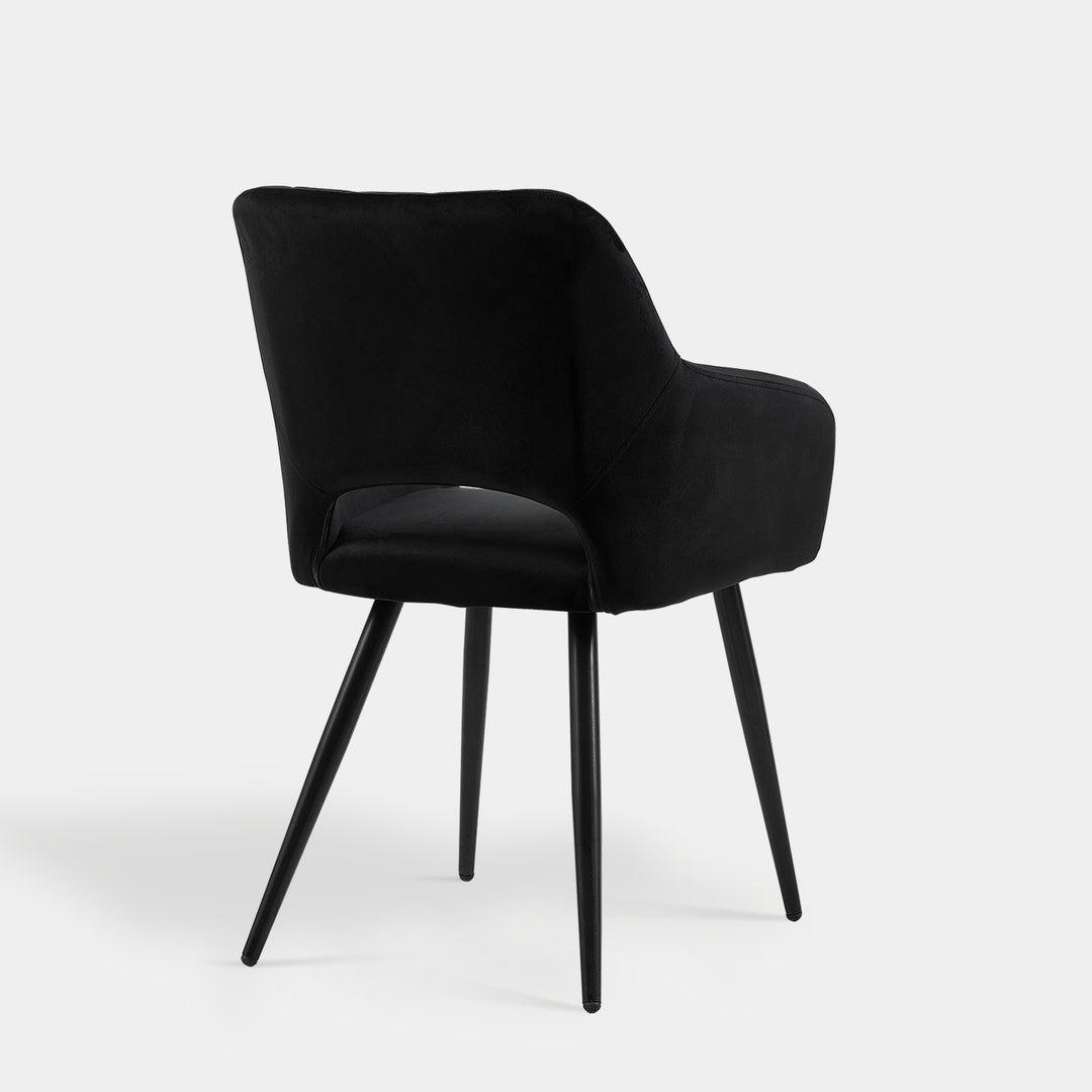 Set of 2 Kieran Modern Velvet Upholstered Dining Chair for Kitchen | CLIPOP