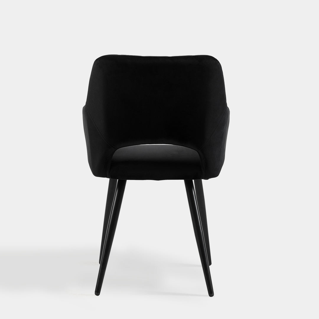 Set of 2 Kieran Modern Velvet Upholstered Dining Chair for Kitchen | CLIPOP