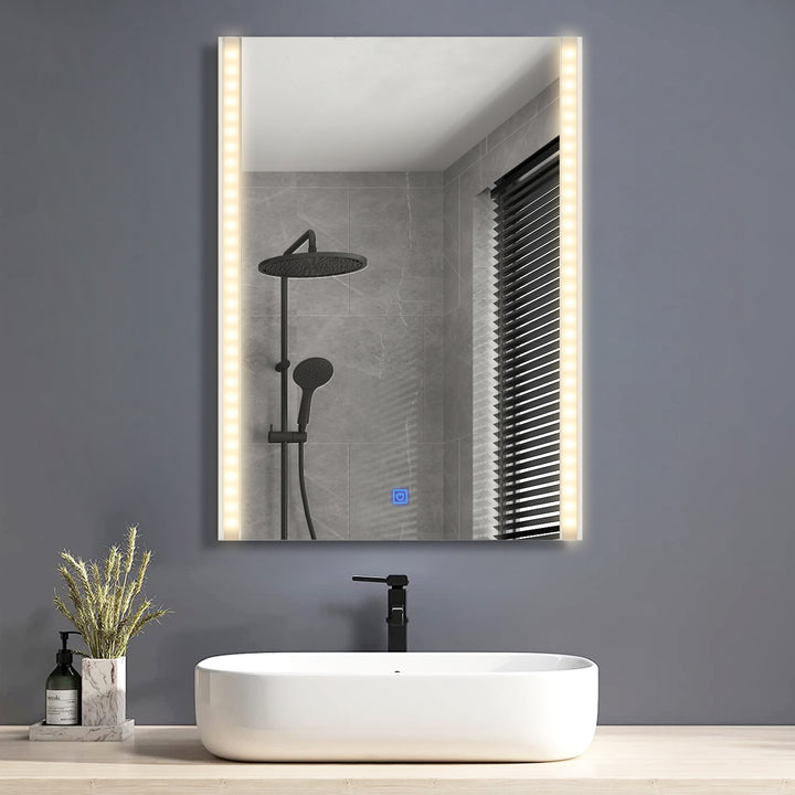 Faye Streamline Frameless Bathroom Mirror [Led Light]