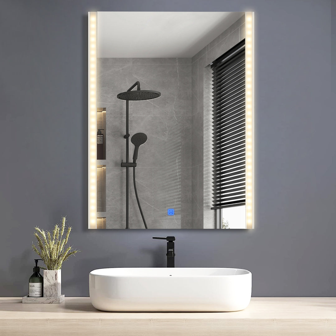 Faye Streamline Frameless Bathroom Mirror [Led Light]