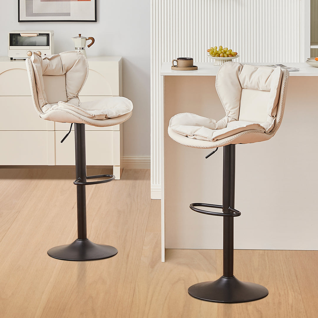 Dover Bar Stool [Set of 2] [Leatherette]