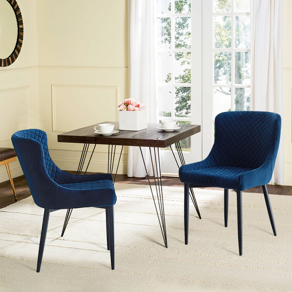 Dundas Dining Chairs [Set of 2] [Velvet]