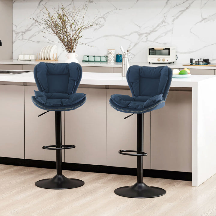 Dover Bar Stool [Set of 2] [Leatherette]