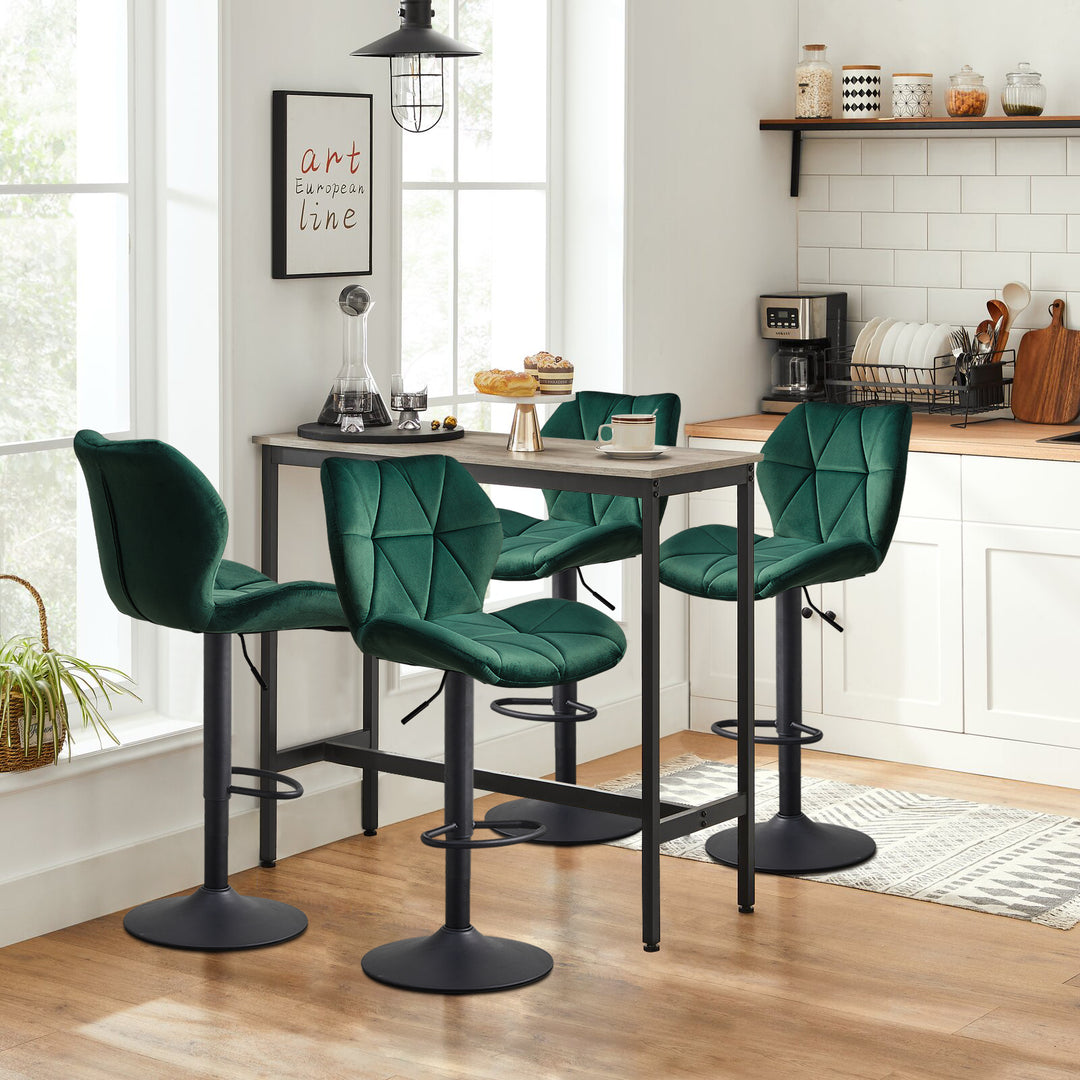 Dexter Bar Stools [Velvet] [Set of 2]