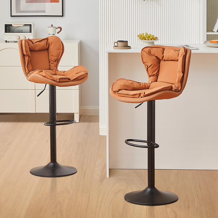 Dover Bar Stool [Set of 2] [Leatherette]