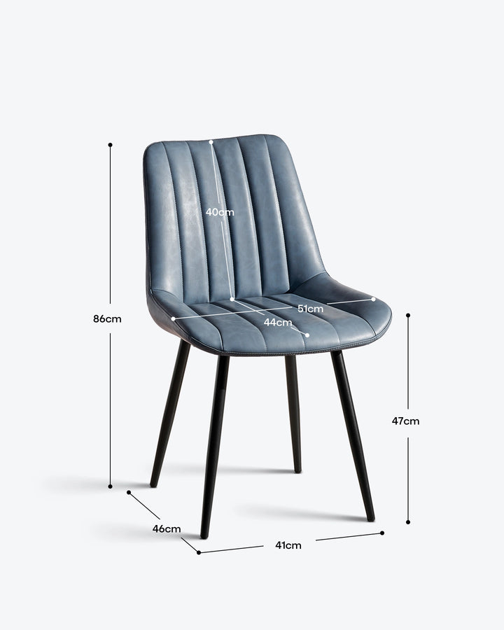 Clair Faux Leather Dining Chairs