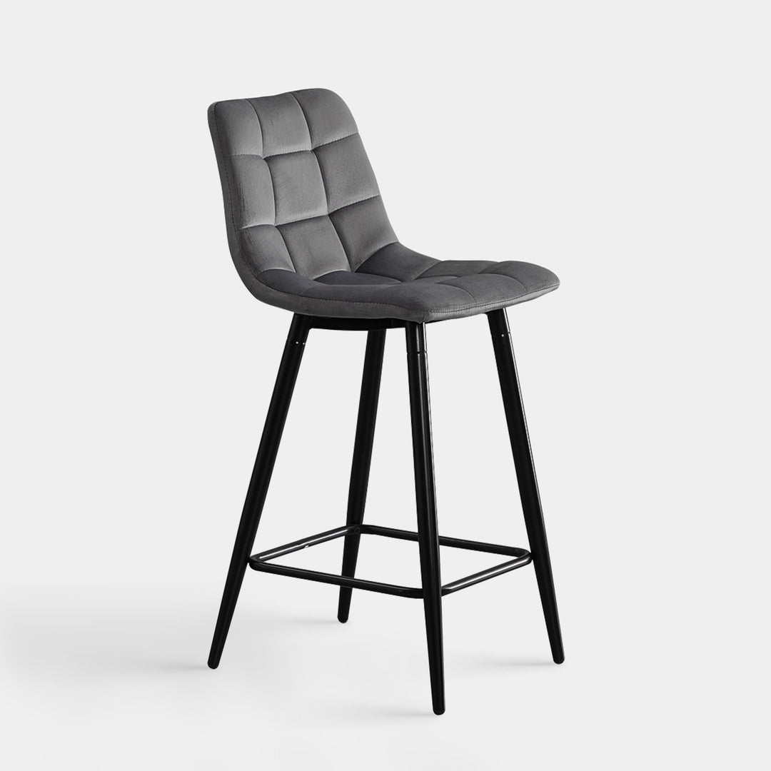 Christie Velvet Bar Stools [Set of 2] [65cm] [75cm]
