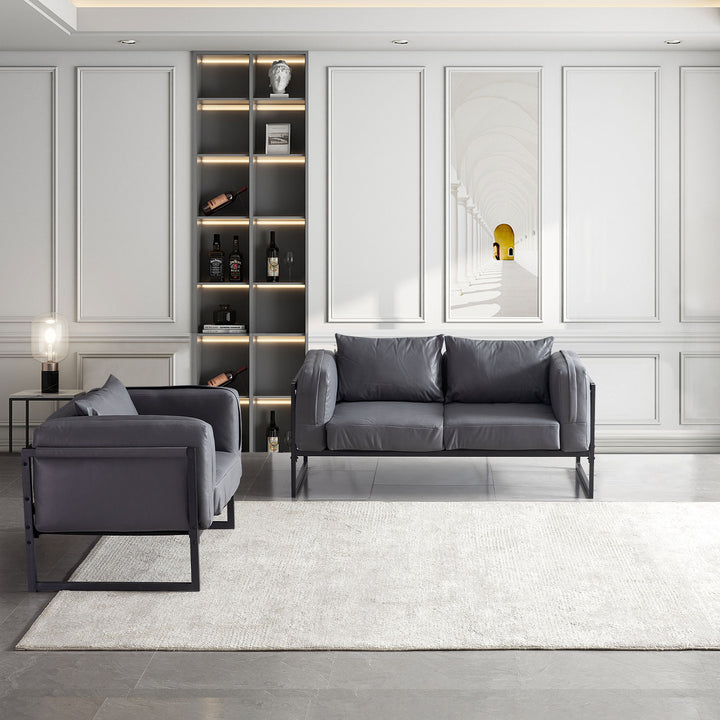 Esme Sofa [Dark Grey] [1 Seater/ Loveseat]