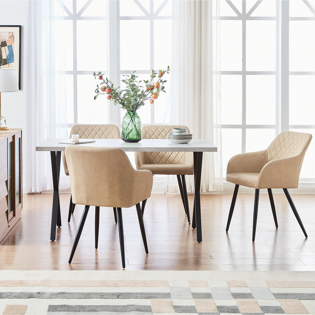 Moree Dining Chairs [PU Leather] [Set of 6]