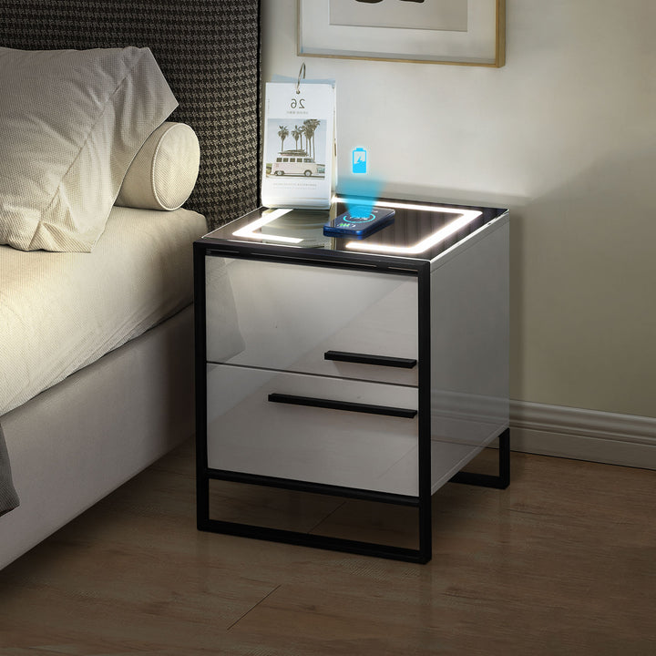 Celia Smart LED Touch Nightstand [3 Colors Light]