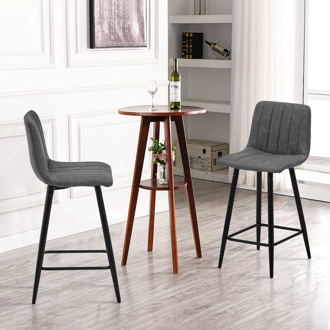 Cummer Bar Stool [Faux Leather] [Set of 2] [65cm]