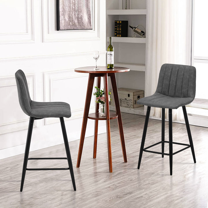 Cummer Bar Stool [Faux Leather] [Set of 2] [65cm]