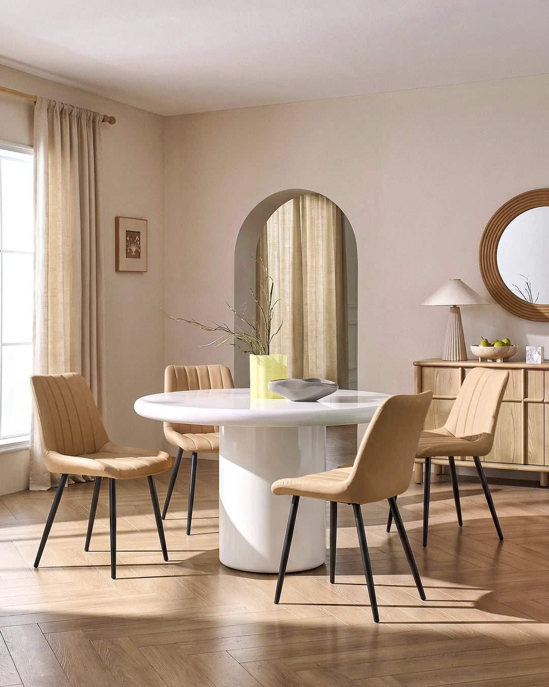 Clair Faux Leather Dining Chairs