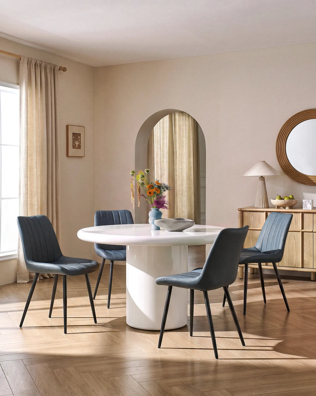 Clair Faux Leather Dining Chairs
