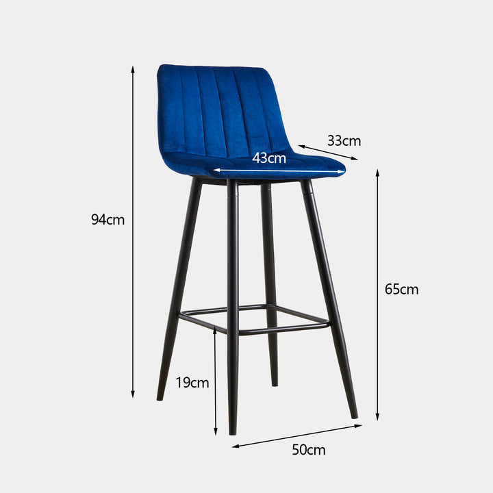 Cummer Bar Stools [Set of 2] [65cm] [75cm]