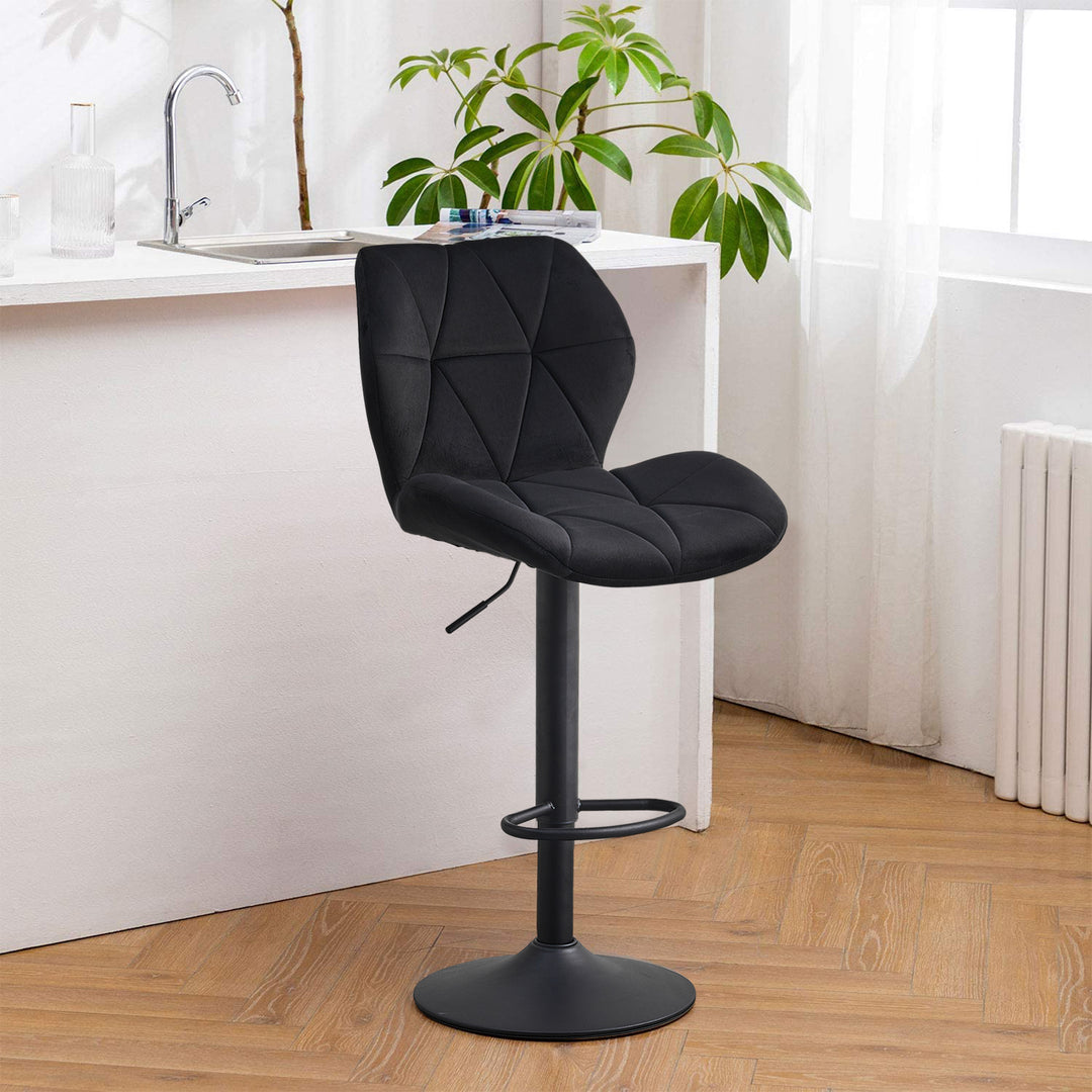 Dexter Bar Stools [Velvet] [Set of 2]