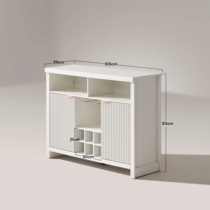 Arden Wine Bar Cabinet detailed dimensions view