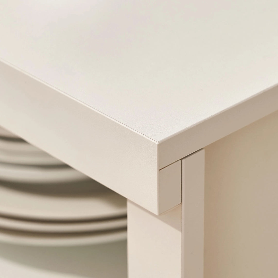 Arden Wine Bar Cabinet thickened rounded tabletop corners for durability and safety