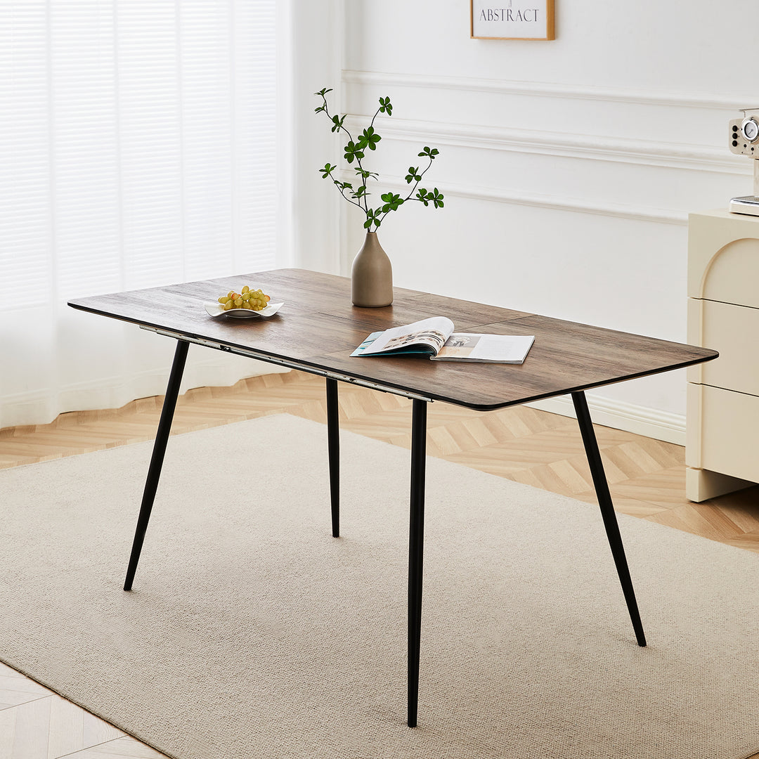 Aster Extendable Dining Table [Marble/Wood]