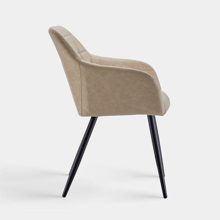 Bloor Dining Chairs [PU Leather] [Set of 2]