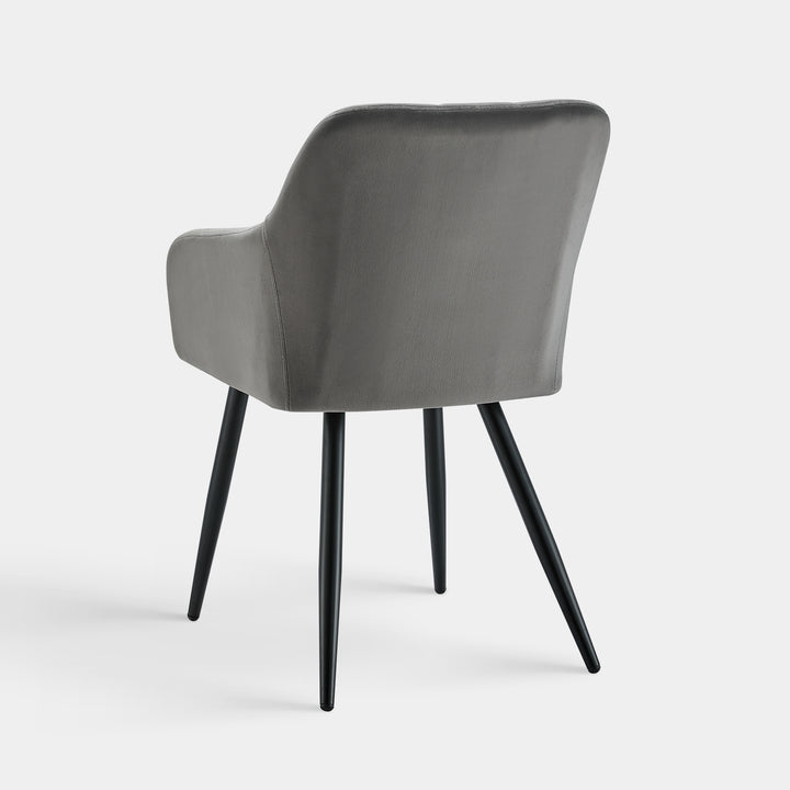 Bloor Dining Chairs [Velvet] [Set of 2]