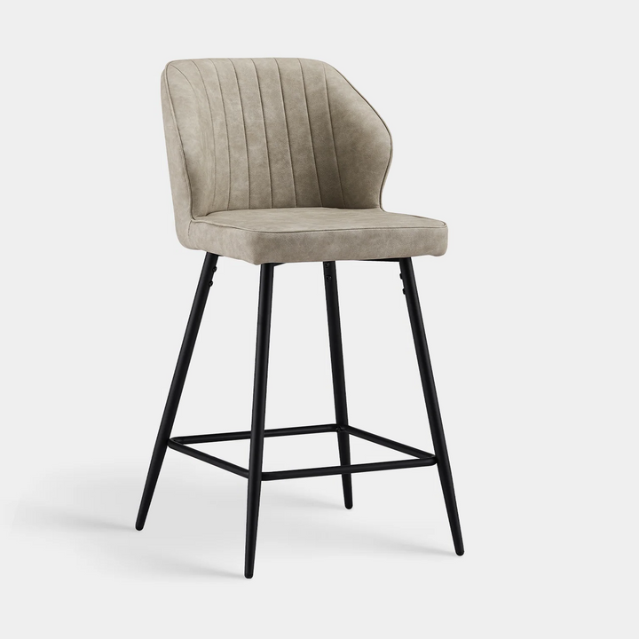 Danforth Bar Stool [Set of 2] [65CM] [PU Leather]