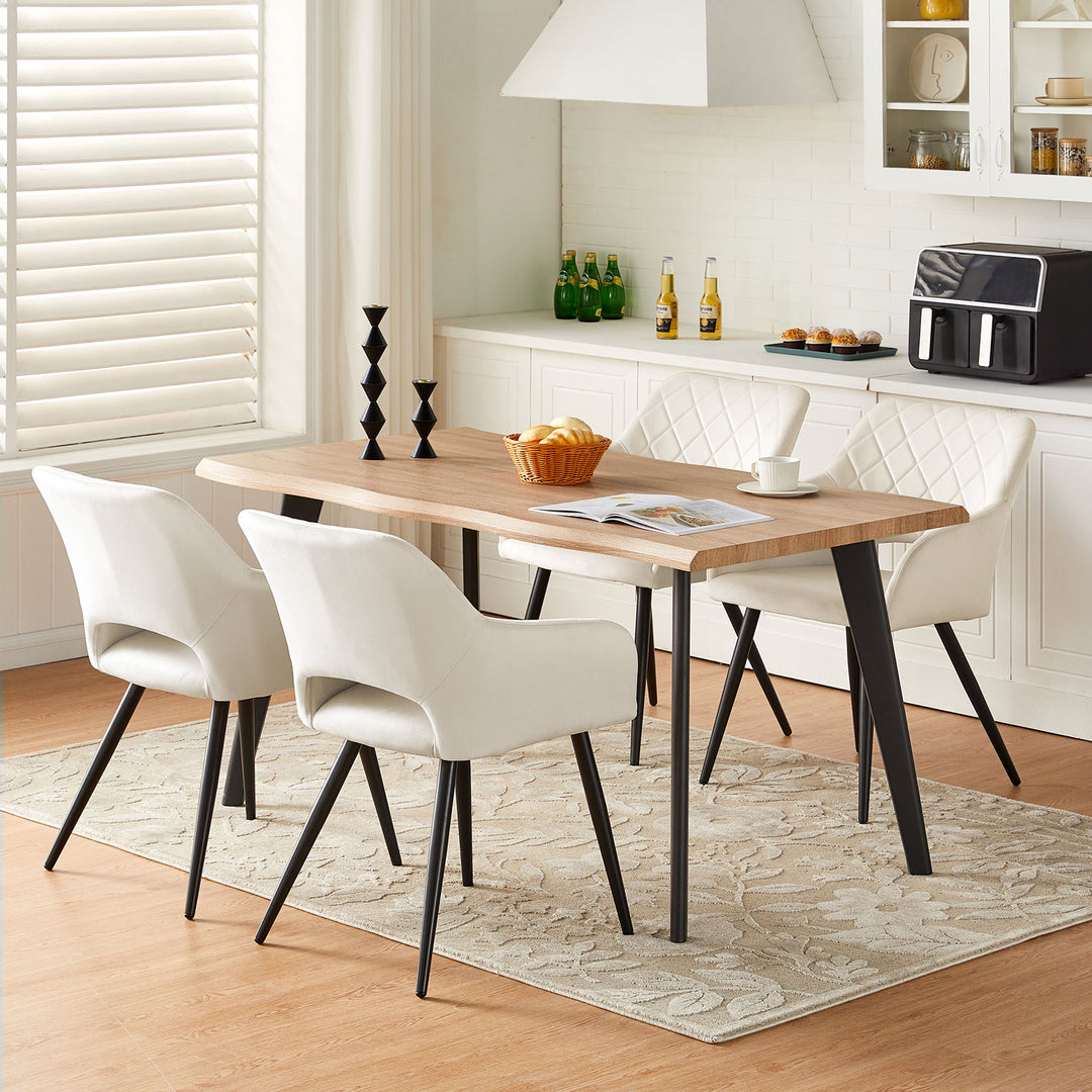 Kieran Dining Chairs [Set of 2] [Velvet]